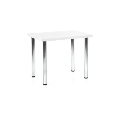 TABLE MODEX 90, TABLETOP - WHITE, LEGS - CHROME